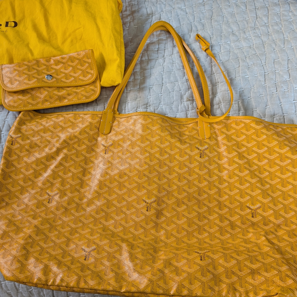 Yellow Designer Tote Bag